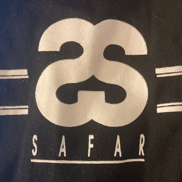 Sylvana Lisi Bateau Neck Jersey Safar Top Flare Sleeve Curved Split hem Vintage - Picture 5 of 14